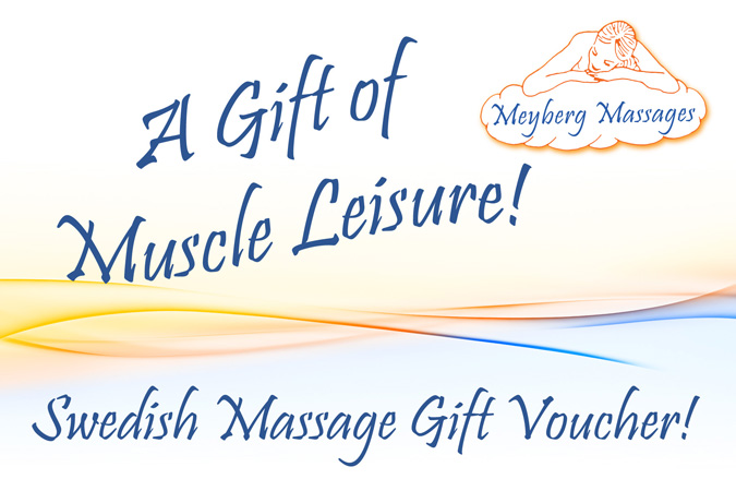 Swedish Massage Gift Voucher